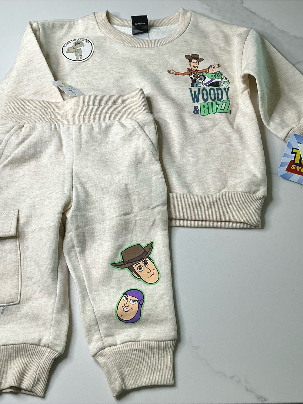 Disney Toy Story Sweatshirt & Pants Woody Buzz Ultimate Duo Pullover 12M New
